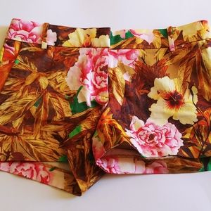 J.crew shorts floral print size 4